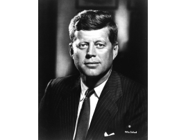 1960 - John F. Kennedy, anuncia a sua candidatura  Presidncia dos EUA