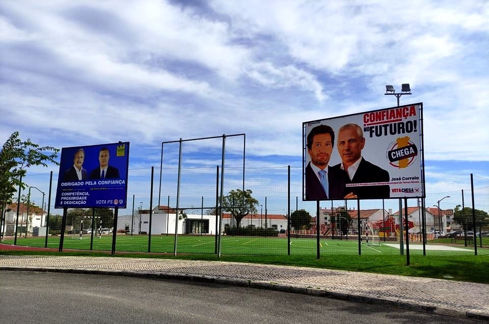 Propaganda eleitoral em Torres Novas